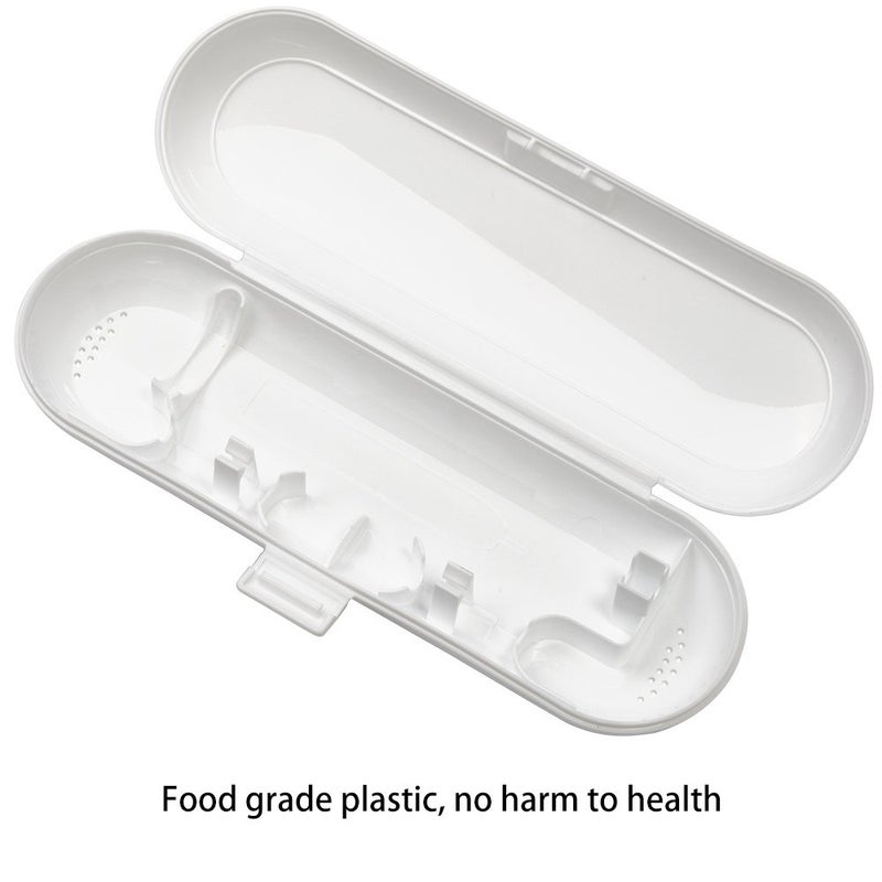 Nincha Plastic Electric Toothbrush Travel Case for Oral-B Pro Series, 2 packs (White&Pink) - Image 3